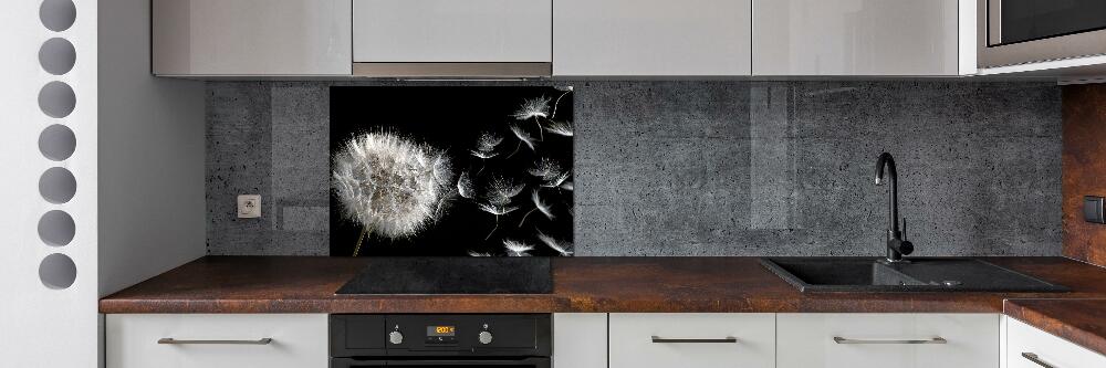 Cooker splashback Dandelion