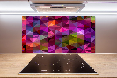 Cooker splashback Wave abstraction