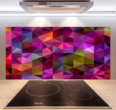 Cooker splashback Wave abstraction