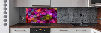 Cooker splashback Wave abstraction