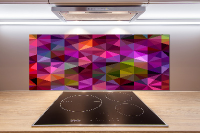 Cooker splashback Wave abstraction