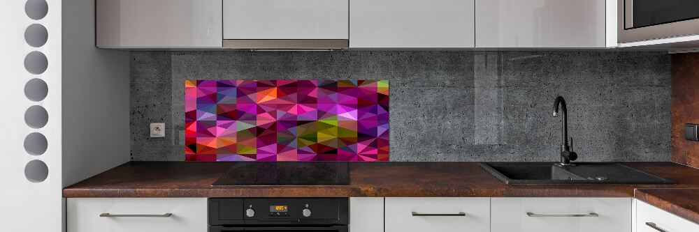 Cooker splashback Wave abstraction