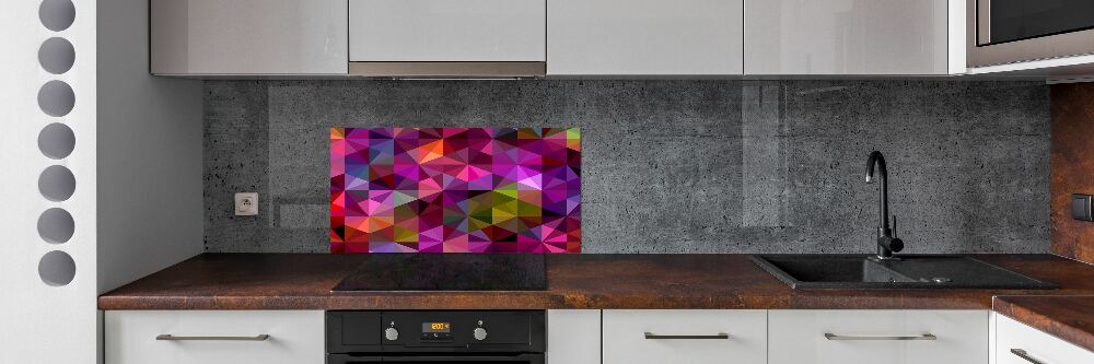 Cooker splashback Wave abstraction