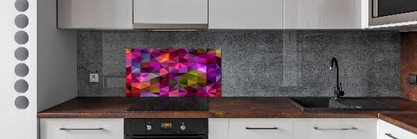 Cooker splashback Wave abstraction