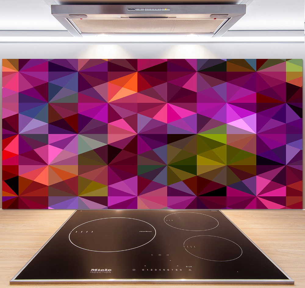 Cooker splashback Wave abstraction