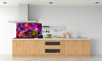 Cooker splashback Wave abstraction