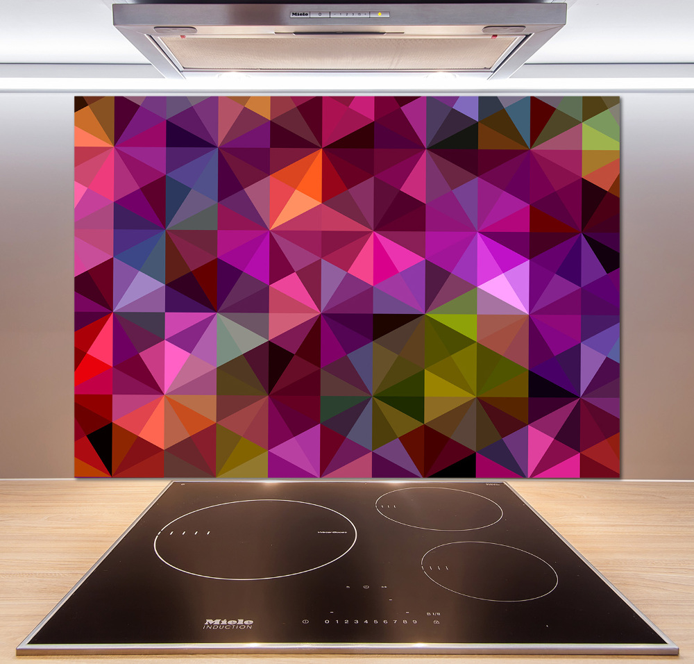 Cooker splashback Wave abstraction