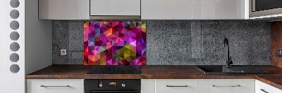 Cooker splashback Wave abstraction