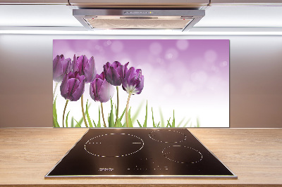 Cooker splashback Fillet tulips