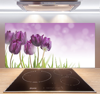 Cooker splashback Fillet tulips