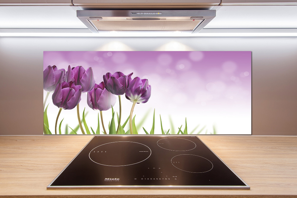 Cooker splashback Fillet tulips