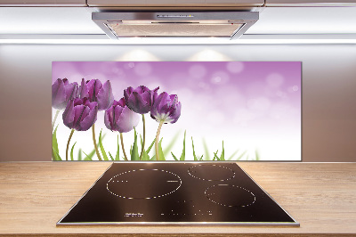 Cooker splashback Fillet tulips