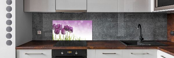 Cooker splashback Fillet tulips