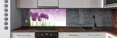 Cooker splashback Fillet tulips