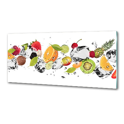 Kitchen splashback Fruit and water