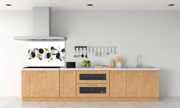 Kitchen splashback Cherries and water