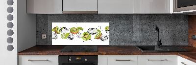 Kitchen splashback panel Kiwi and water