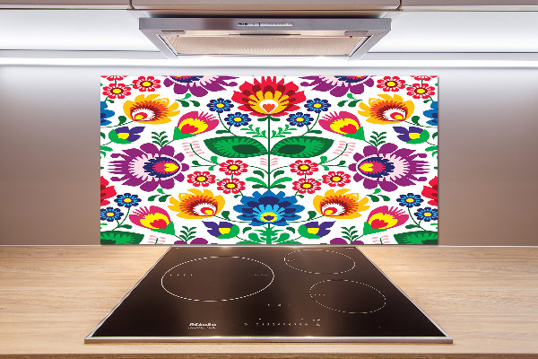 Cooker splashback Ethnic pattern