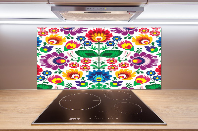 Cooker splashback Ethnic pattern