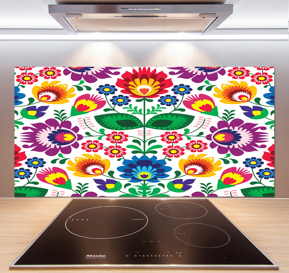 Cooker splashback Ethnic pattern