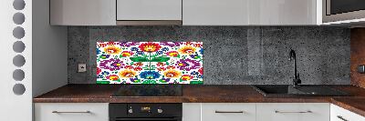 Cooker splashback Ethnic pattern