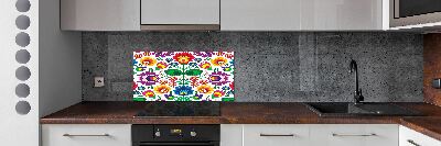 Cooker splashback Ethnic pattern