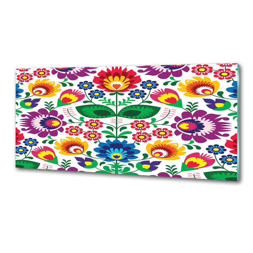 Cooker splashback Ethnic pattern