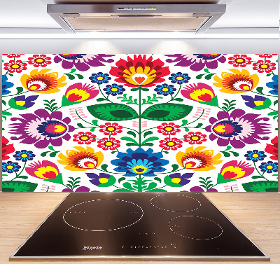 Cooker splashback Ethnic pattern