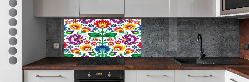 Cooker splashback Ethnic pattern