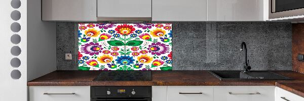 Cooker splashback Ethnic pattern