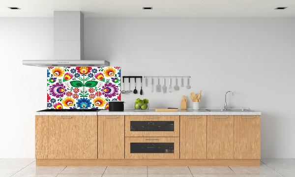 Cooker splashback Ethnic pattern