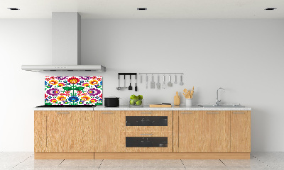 Cooker splashback Ethnic pattern