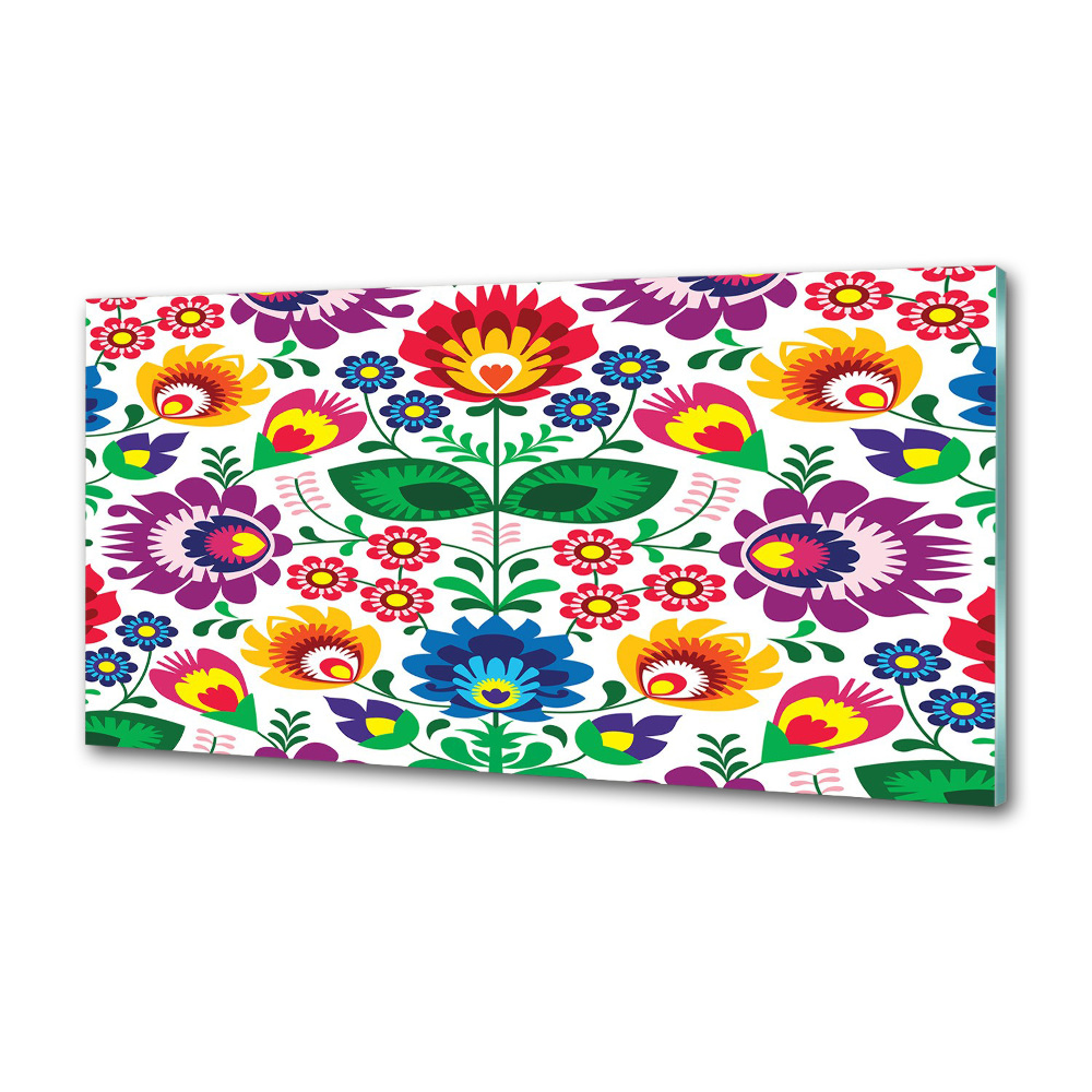 Cooker splashback Ethnic pattern