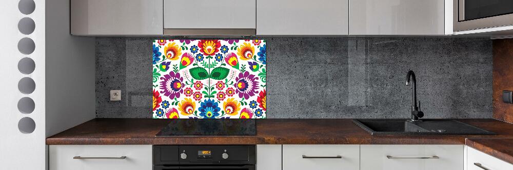 Cooker splashback Ethnic pattern