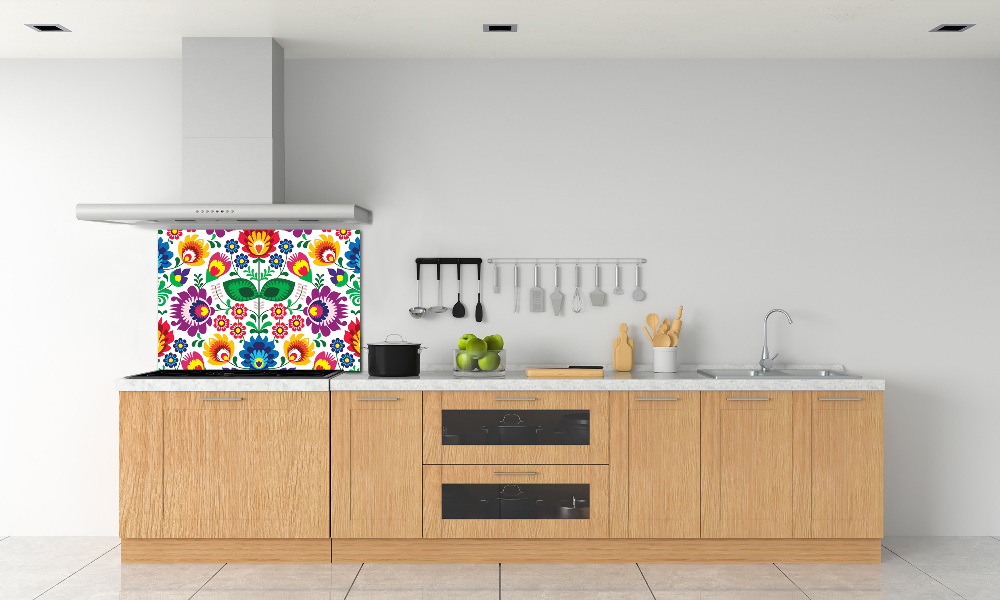 Cooker splashback Ethnic pattern