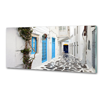 Cooker splashback Greek streets