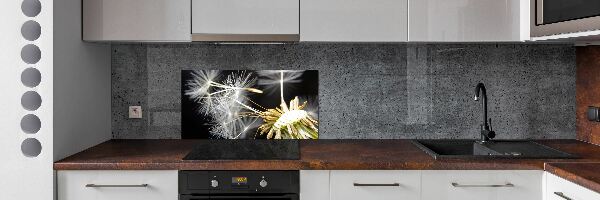 Cooker splashback Dandelion seeds