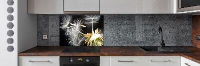 Cooker splashback Dandelion seeds