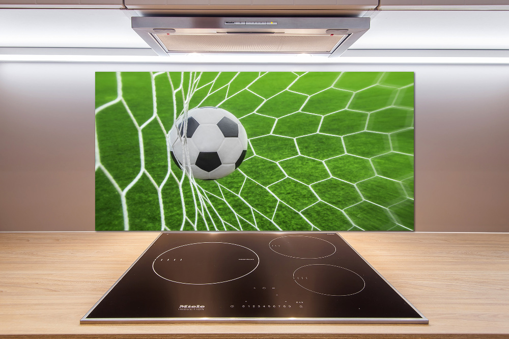 Cooker splashback Ball in the goal