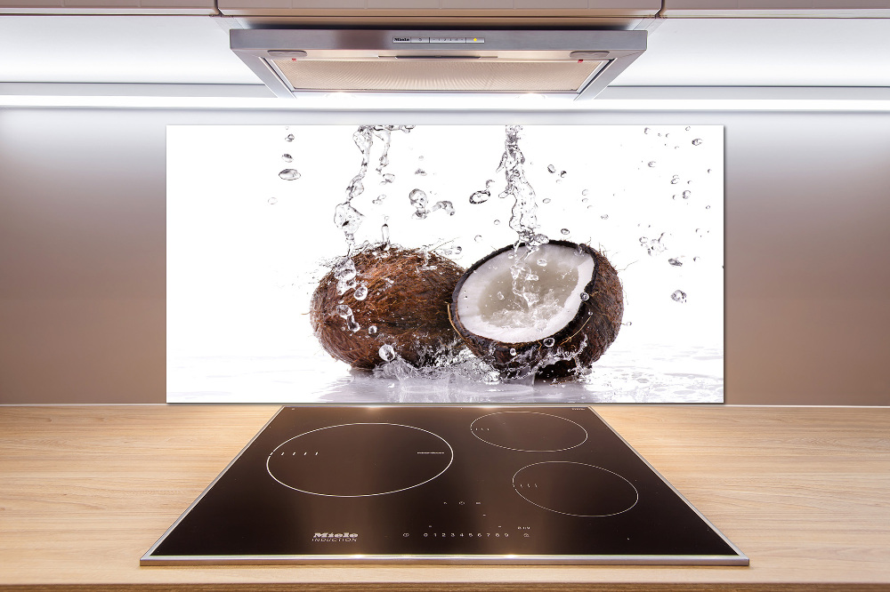 Kitchen splashback Coconut and water