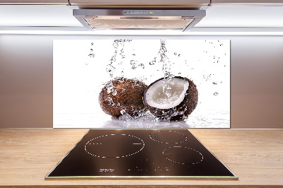 Kitchen splashback Coconut and water