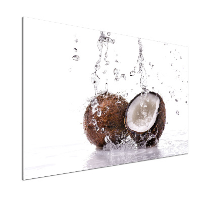 Kitchen splashback Coconut and water