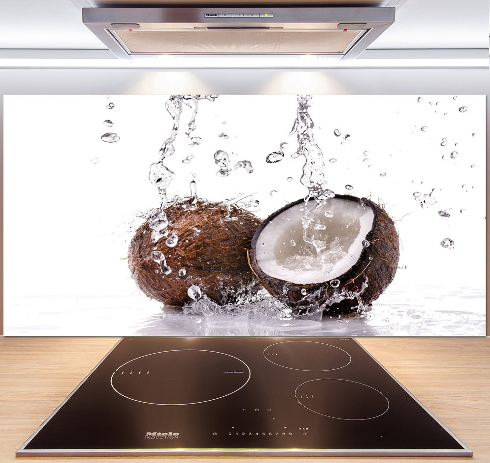 Kitchen splashback Coconut and water