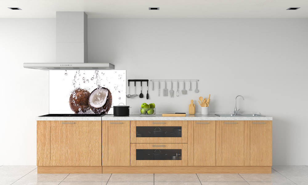 Kitchen splashback Coconut and water