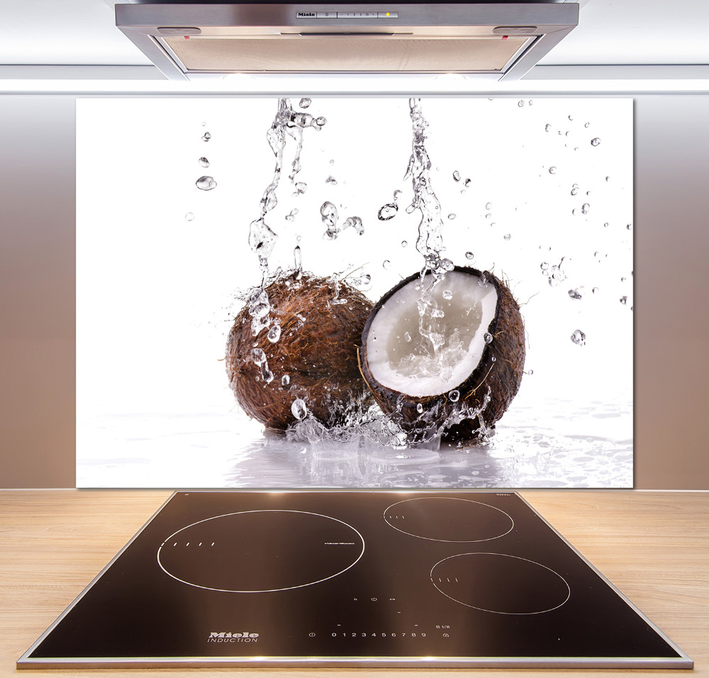 Kitchen splashback Coconut and water