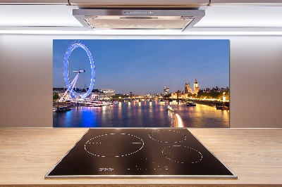 Cooker splashback London Eye London