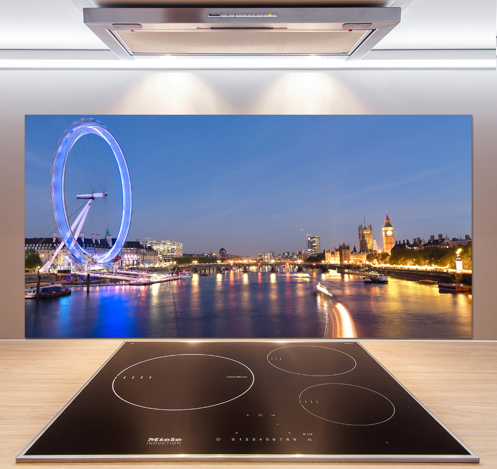 Cooker splashback London Eye London