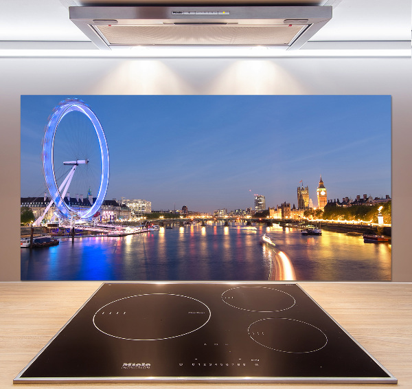 Cooker splashback London Eye London