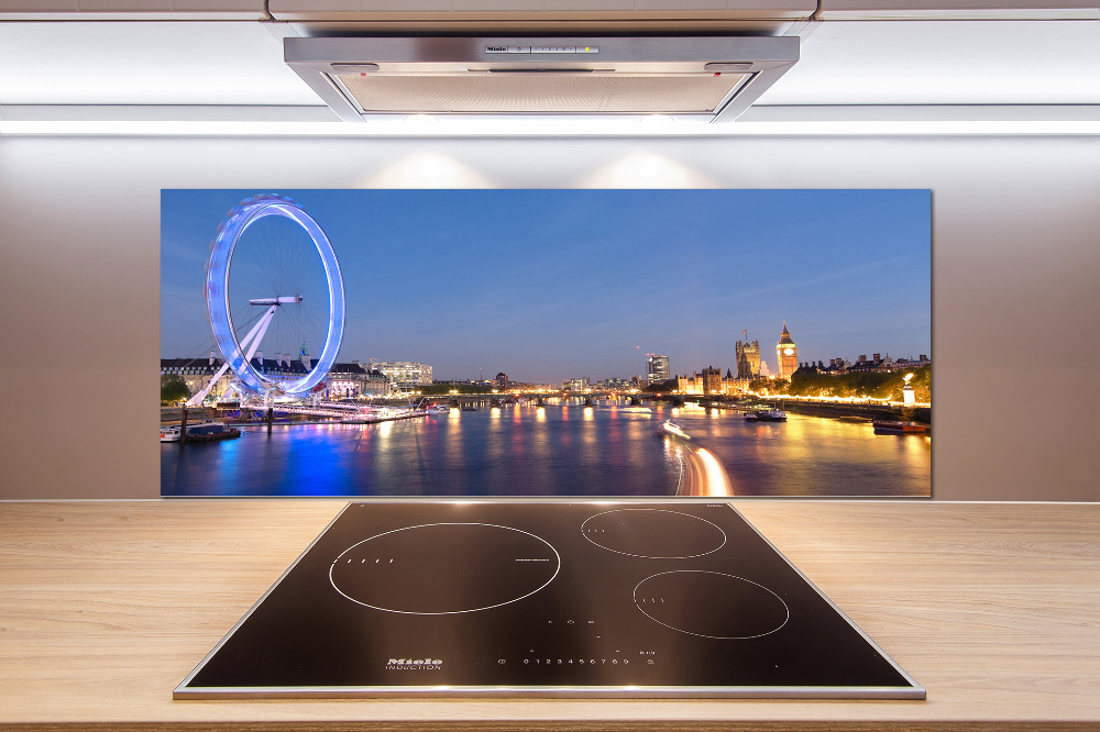 Cooker splashback London Eye London