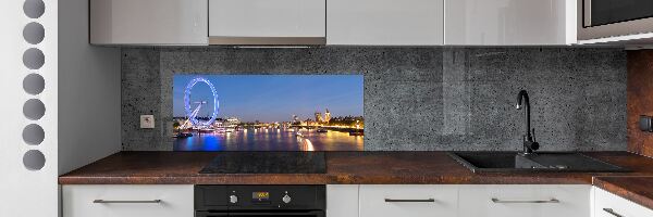 Cooker splashback London Eye London